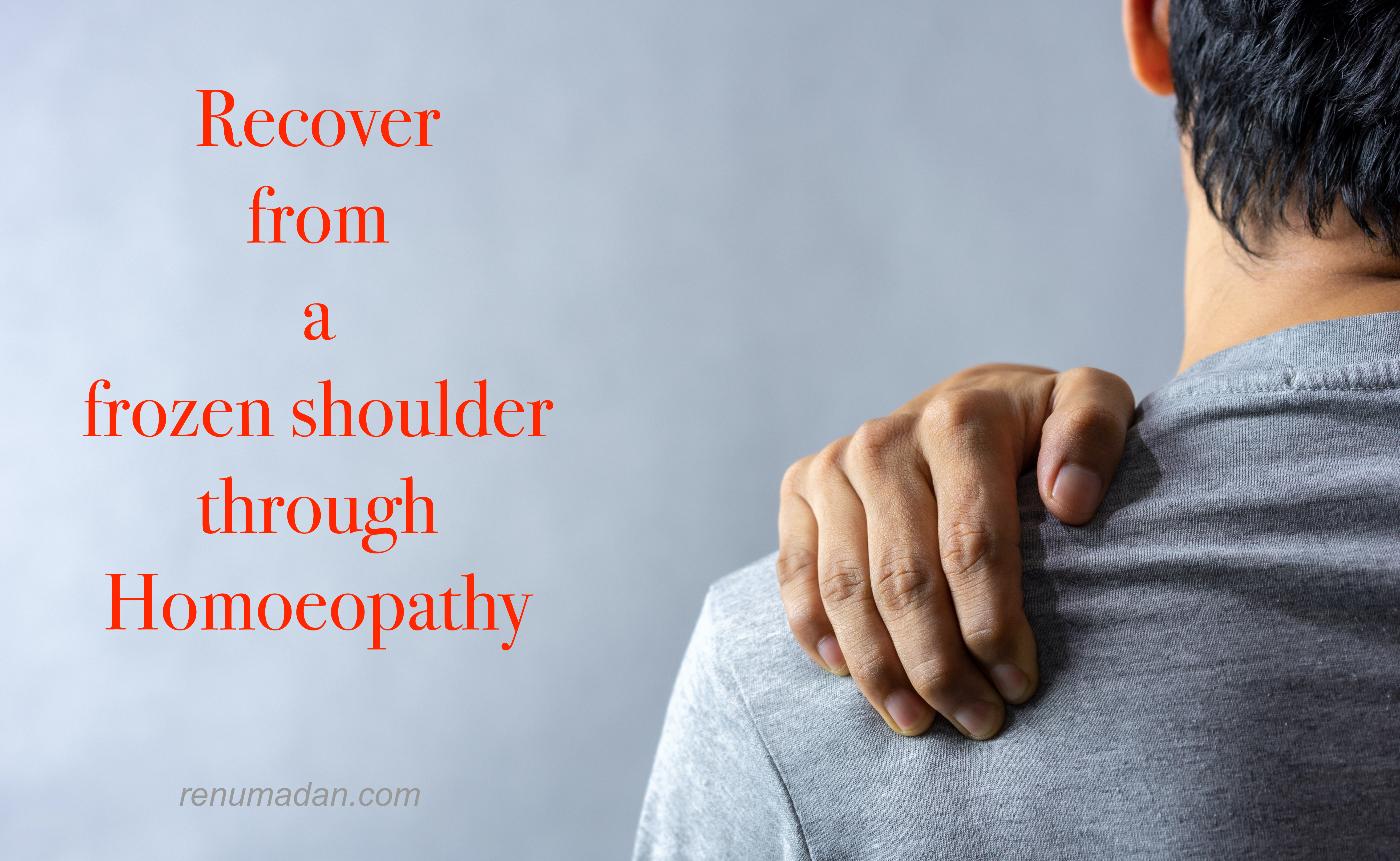 Are you living with a Frozen Shoulder?